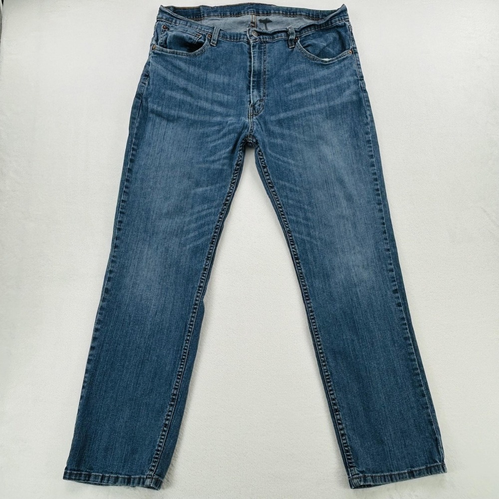 Levis 559 Jeans Mens 38x32 Blue Relaxed Straight Medium Wash Zip Fly 5 Pocket